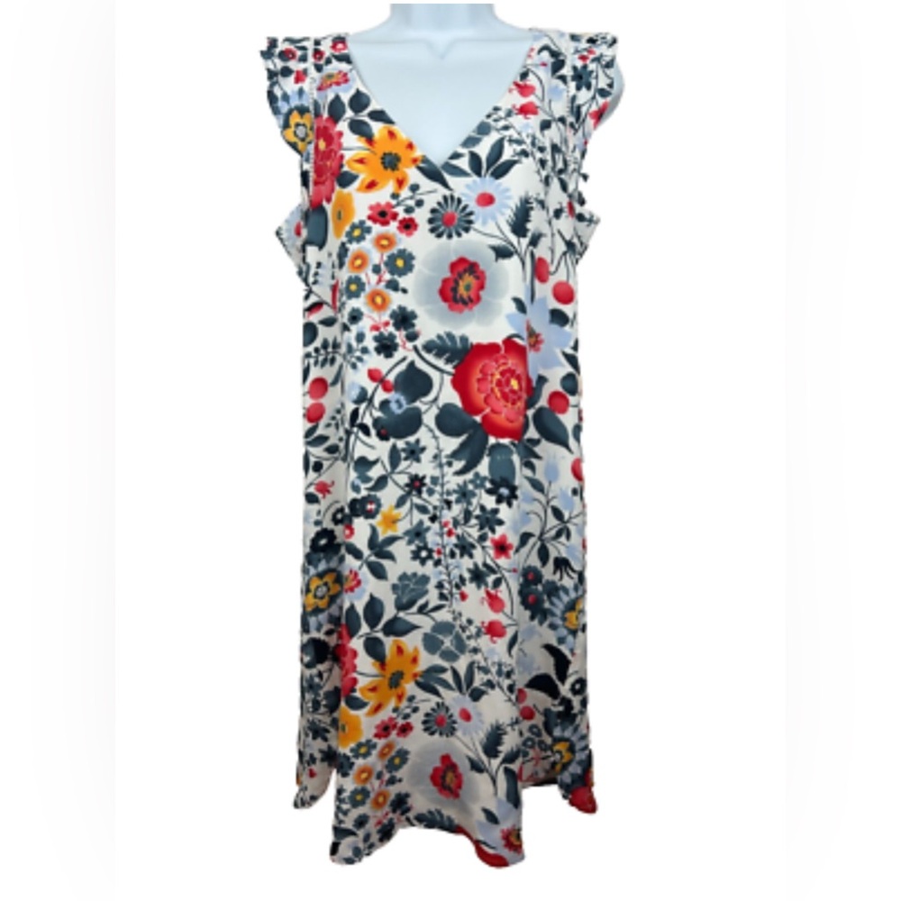 LOFT Women's Floral Shift Dress small